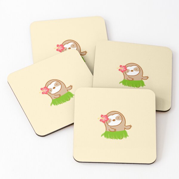 Item preview, Cute Hawaiian Hula Dancer Sloth  designed and sold by theslothinme.