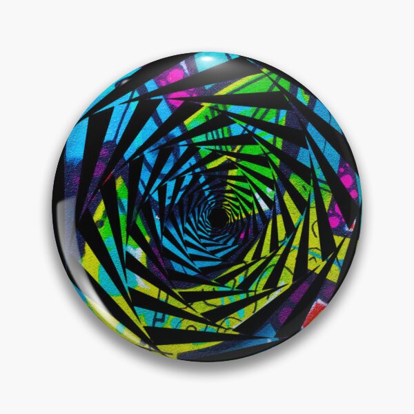 Item preview, graffiti trippy psychedelic geometric spiral designed and sold by Zevy-Darling.