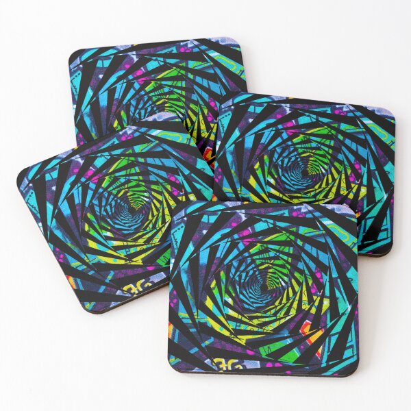 Item preview, graffiti trippy psychedelic geometric spiral designed and sold by Zevy-Darling.