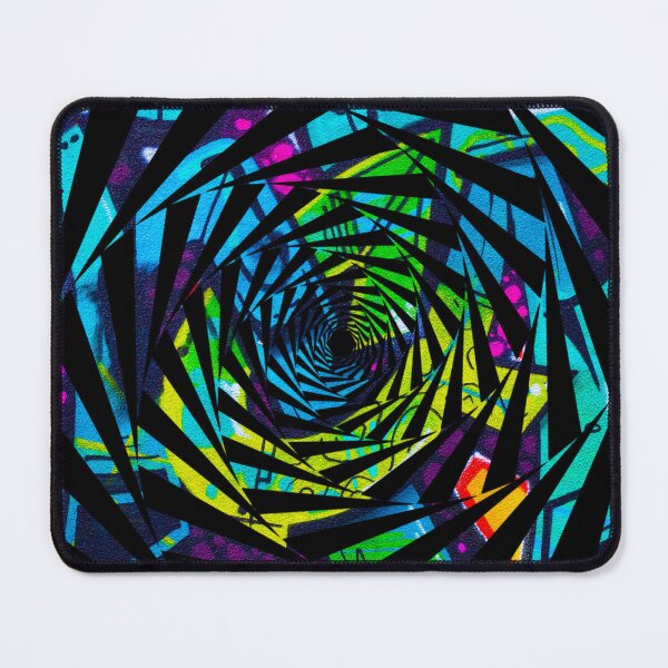 Item preview, graffiti trippy psychedelic geometric spiral designed and sold by Zevy-Darling.