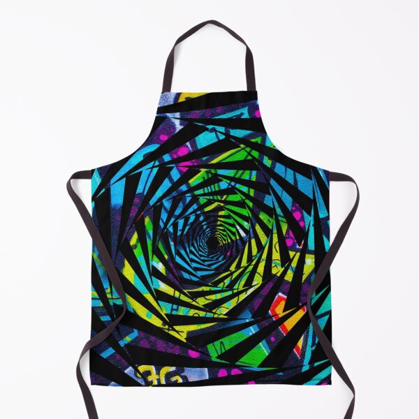 Item preview, graffiti trippy psychedelic geometric spiral designed and sold by Zevy-Darling.