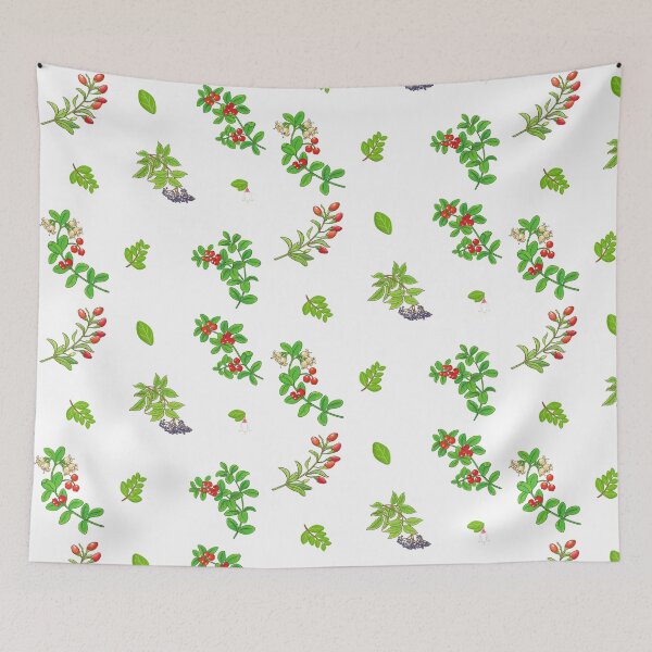 Item preview, Mixed Wild Berry Branches - Lingonberry, Goji Berry, Elderberry  designed and sold by silviaol.