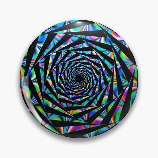 Item preview, rainbow trippy psychedelic geometric spiral designed and sold by Zevy-Darling.