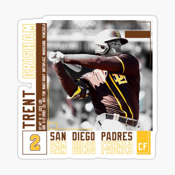 Trent Grisham Baseball Paper Poster Padres - Trent Grisham