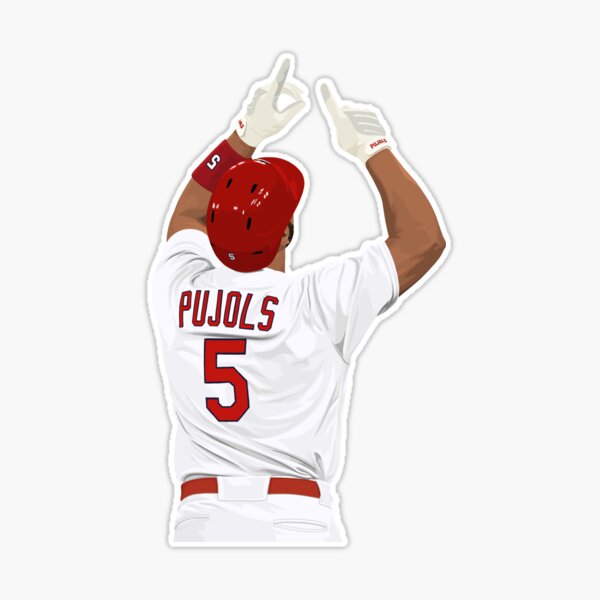 ST. LOUIS CARDINALS ALBERT PUJOLS RED MLB PULLOVER JERSEY