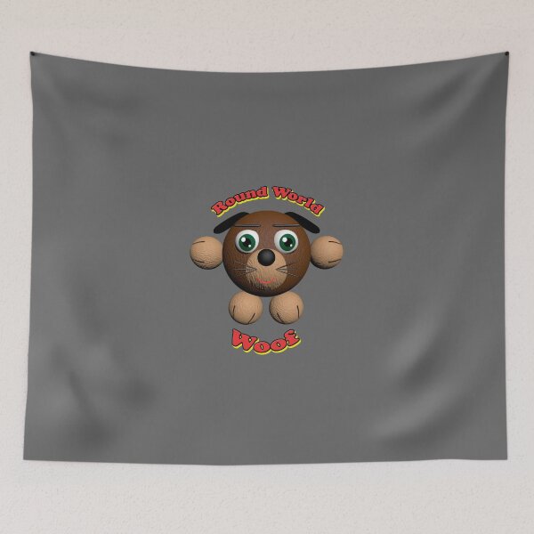 Item preview, Round World - Woof designed and sold by Clockwork-Owl.