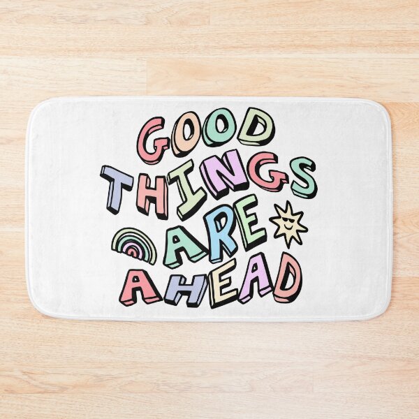 Item preview, Good thing are ahead Design in pastel designed and sold by NerdnGeekshop.