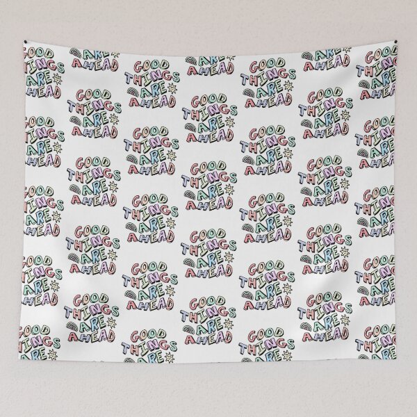 Item preview, Good thing are ahead Design in pastel designed and sold by NerdnGeekshop.