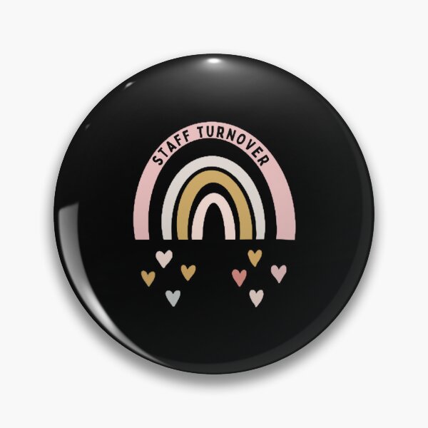 Item preview, Staff Turnover The Best Teacher Heart Rainbow Design designed and sold by BestTeacher.