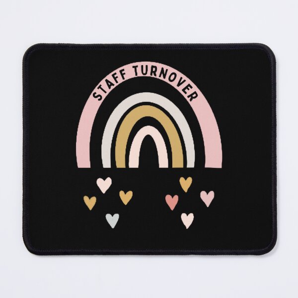 Item preview, Staff Turnover The Best Teacher Heart Rainbow Design designed and sold by BestTeacher.