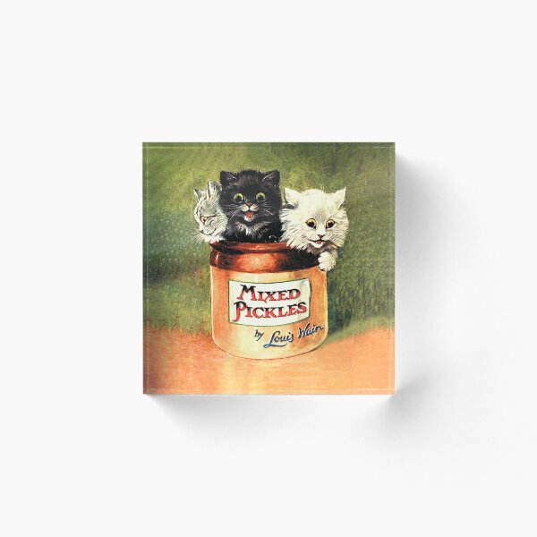 Artikelvorschau, Lustige Kätzchen "Mixed Pickles" Louis Wain Cats entworfen und verkauft von DigitalEffects.