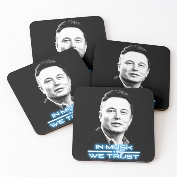 Item preview, Elon Musk In Musk We Trust designed and sold by DoubleOnTondra.