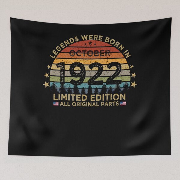 Item preview, Legends Were Born In October 1922 Limited Edition Patriotic designed and sold by cssdru.