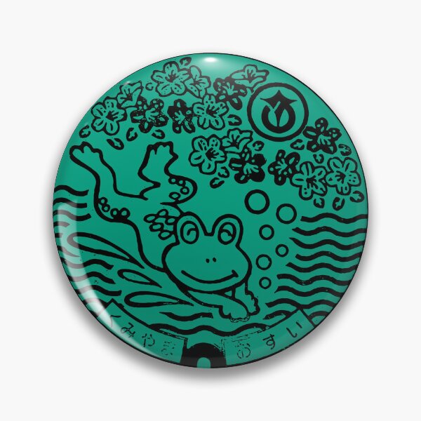 Item preview, Frog leaping on manhole in Japan - Black designed and sold by mattraski.