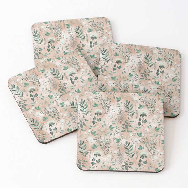Item preview, Delicate white wildflowers watercolor designed and sold by Orianah.