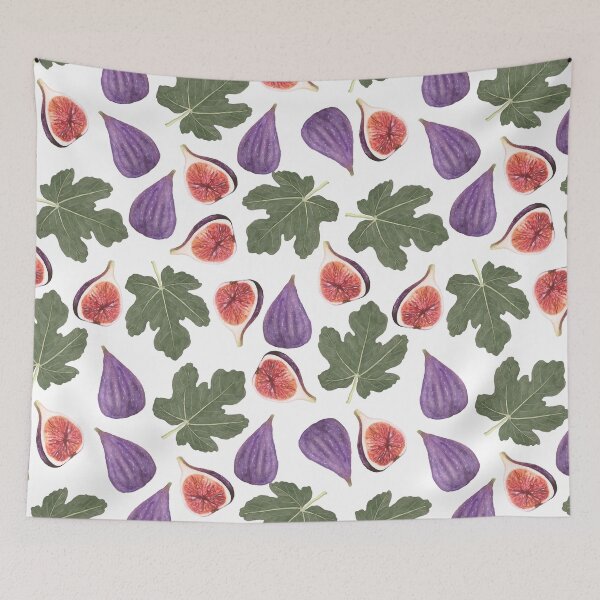 Item preview, Black Mission Figs Seamless Pattern designed and sold by silviaol.