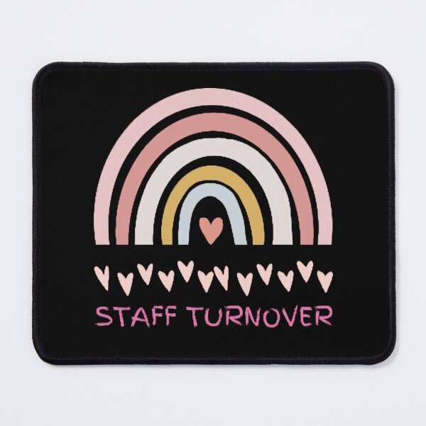 Item preview, Staff Turnover The Best Teacher Hearts Design designed and sold by BestTeacher.