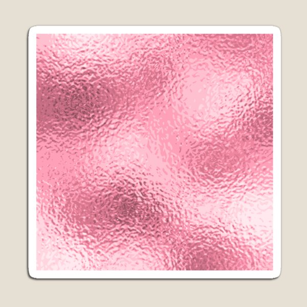 Pink Foil Paper Magnet