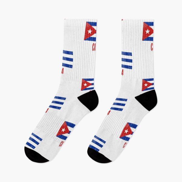 Aperçu de l'œuvre Drapeau de Cuba look "Grunge". créée et vendue par KTSubz Faith & Fun Designs.