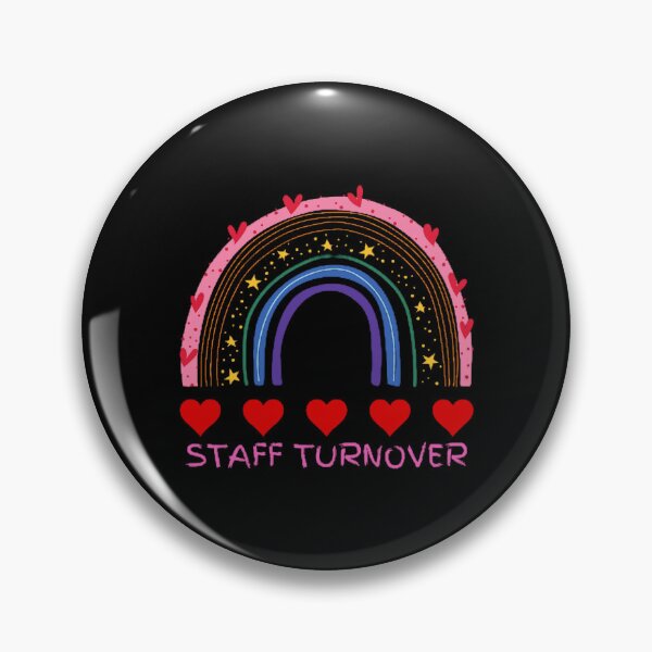 Item preview, Staff Turnover The Best Teacher Red Hearts Design designed and sold by BestTeacher.