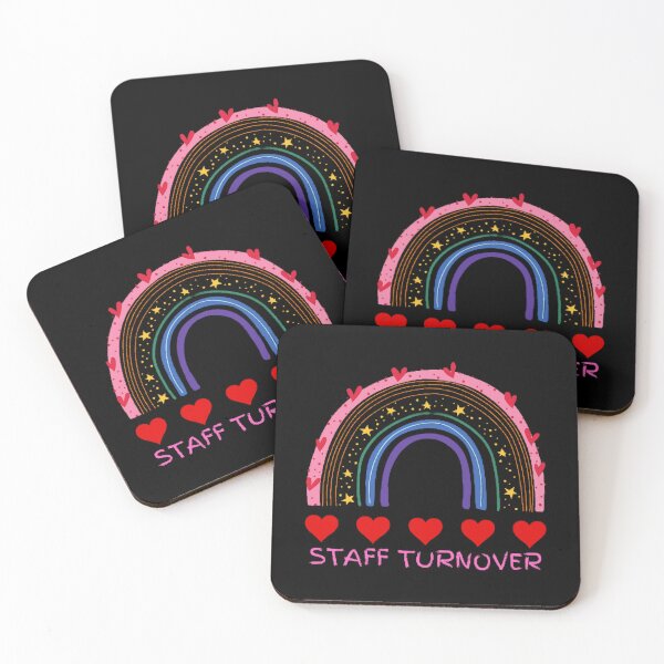 Item preview, Staff Turnover The Best Teacher Red Hearts Design designed and sold by BestTeacher.