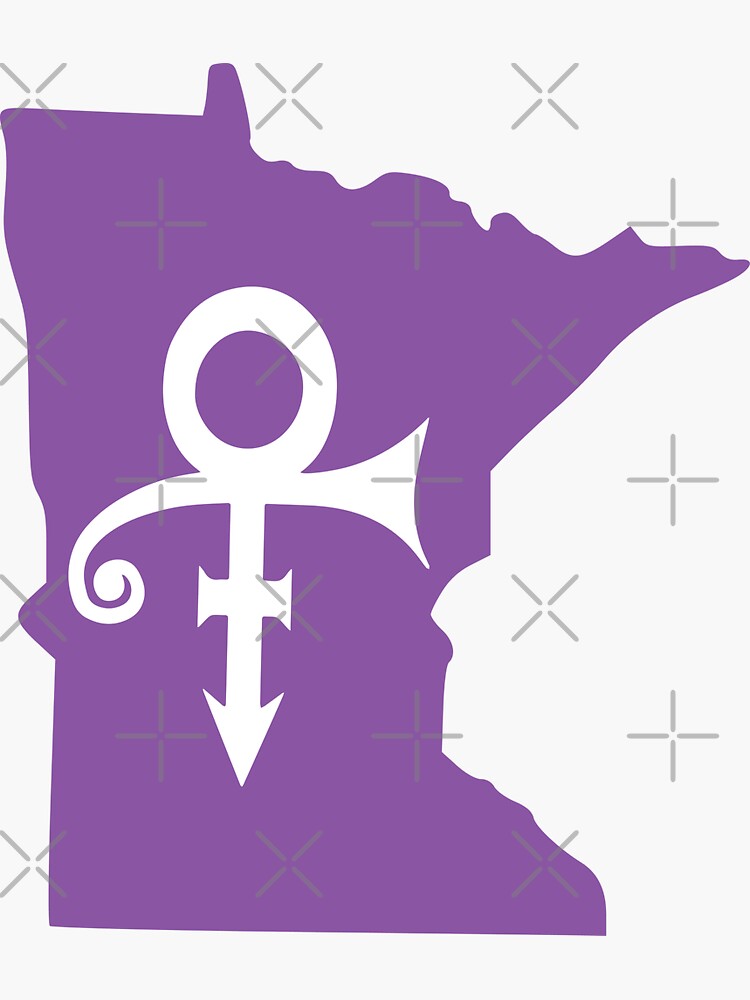 Minnesota Prince Sticker By Jiaho2020 Redbubble