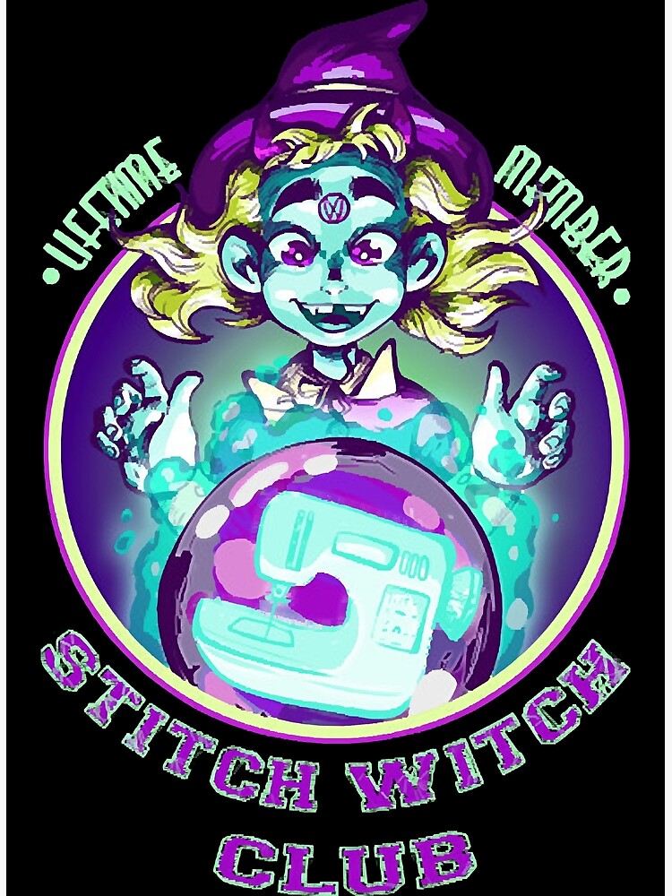 "Stitch Witch Club " Poster for Sale by DavidWal440480 Redbubble