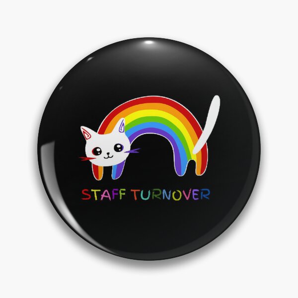 Item preview, Staff Turnover The Best Teacher Cat Rainbow Design designed and sold by BestTeacher.