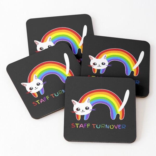 Item preview, Staff Turnover The Best Teacher Cat Rainbow Design designed and sold by BestTeacher.