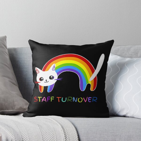 Item preview, Staff Turnover The Best Teacher Cat Rainbow Design designed and sold by BestTeacher.
