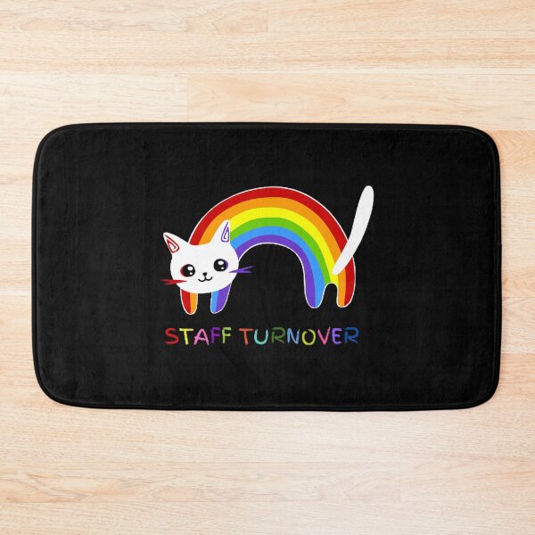 Item preview, Staff Turnover The Best Teacher Cat Rainbow Design designed and sold by BestTeacher.
