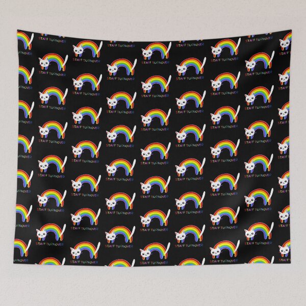 Item preview, Staff Turnover The Best Teacher Cat Rainbow Design designed and sold by BestTeacher.