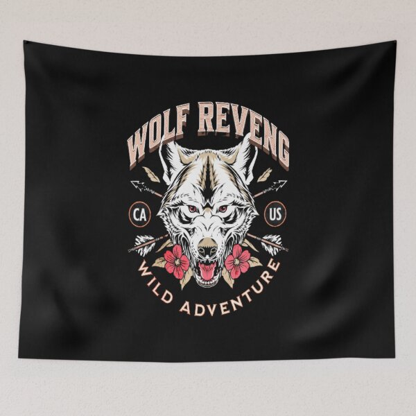 Item preview, Wolf Revenge, funny wolf wild adventure, famous Wild animal, wolf popular search designed and sold by Nicedeco.