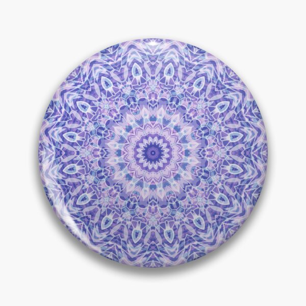 Item preview, Imagine Mandala in Pastel Purple and Blue designed and sold by Kelly Dietrich Mandala & Fractal Art.