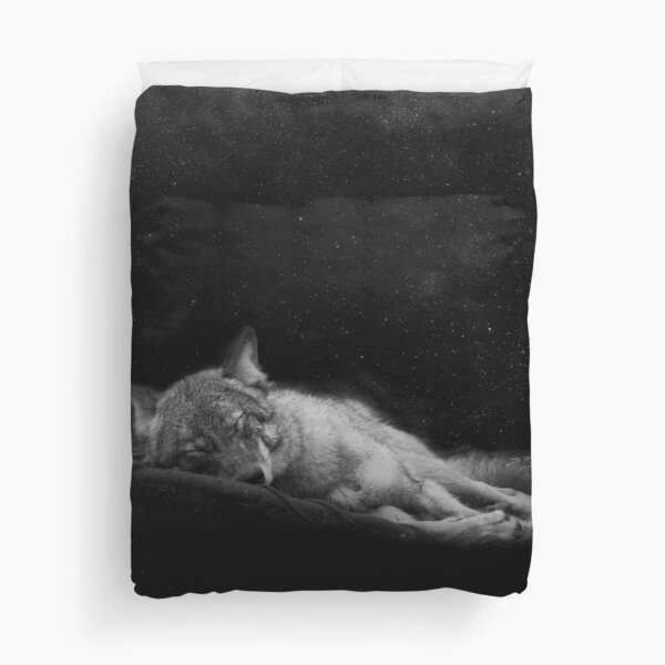Don't wake the wolf Duvet Cover