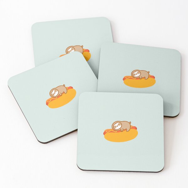 Item preview, Easily Distracted by Hot Dog Sloth designed and sold by theslothinme.