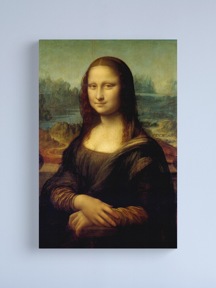 Alternate view of Mona Lisa - Leonardo da Vinci Canvas Print