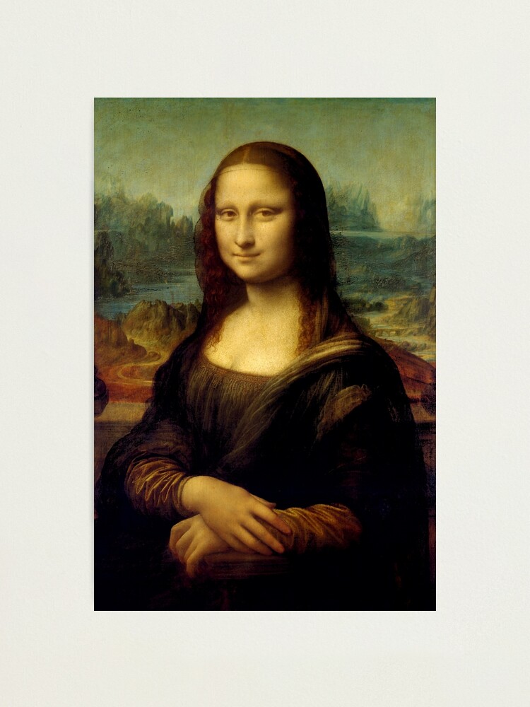 Famous Mona Lisa by Leonardo da Vinci Wall Poster Prints Masterpiece Decoration