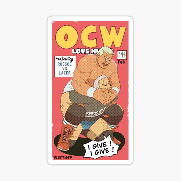 Camel Clutch pro wrestling Sticker