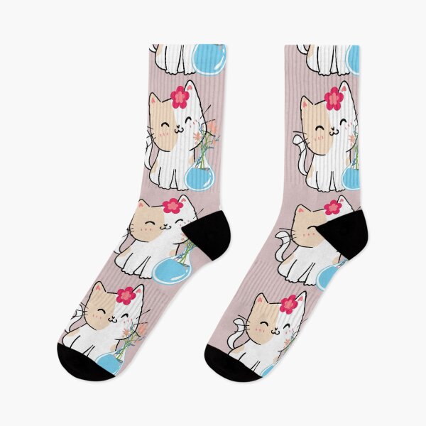 Item preview, Cute cat with flowers. flower kitten. designed and sold by EMIPRINCESS.