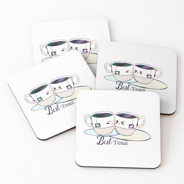 Item preview, Best friend Best-teas best friend  bff rainbow line art  designed and sold by lilbitwhimsy.