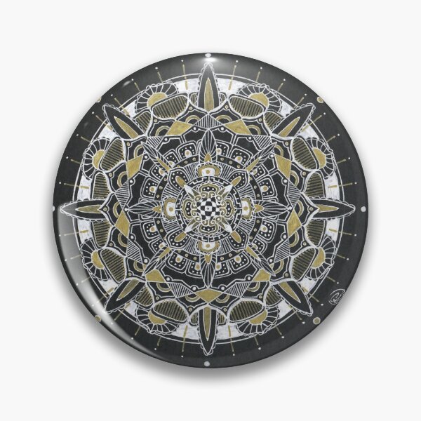 Item preview, Silver and Gold Mandala designed and sold by PathosArt.