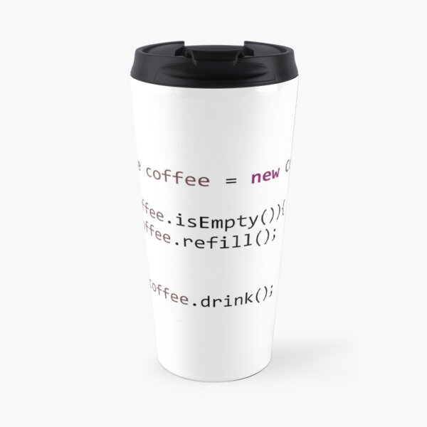Coffee.java Travel Mug