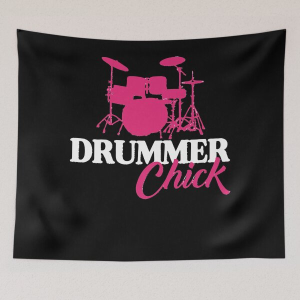 Item preview, Drummer Chick Premium  Classic T-Shirt designed and sold by BillyMeeler.