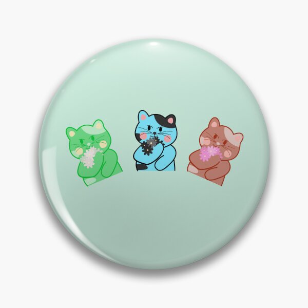Item preview, Cute Pattern three Flower Holding Bears designed and sold by InspiredForever.