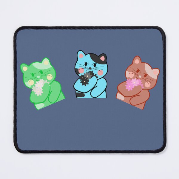Item preview, Cute Pattern three Flower Holding Bears designed and sold by InspiredForever.