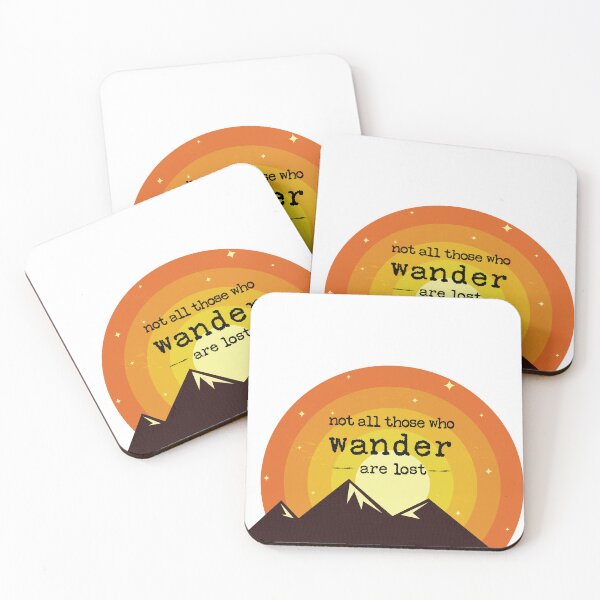 Item preview, Not all those who WANDER Sunset Mountain  designed and sold by Suzakara Designs.