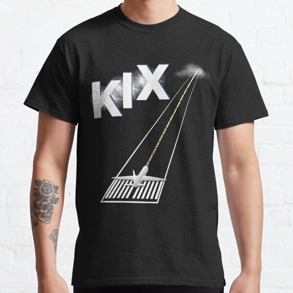 New Popular KIX Band Shirt Classic Gift For Fans Unisex All Size Black T- Shirt