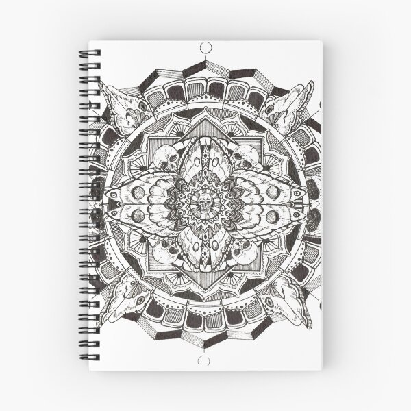 Item preview, Skull and Moth Mandala designed and sold by PathosArt.