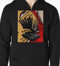 ufo burst Zipped Hoodie